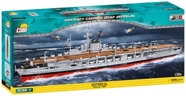 Konstruktorius Cobi Historical Collection Aircraft Carrier Graf Zeppelin 4826, plastikas