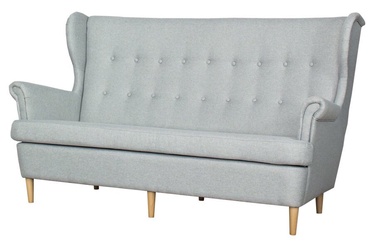 Dīvāns Bodzio Werina TWE3-E1, balta/pelēka, 180 x 95 cm x 101 cm