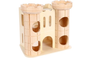 Игрушка для грызунов Flamingo Robin Castle, 160 мм x 110 мм x 145 мм