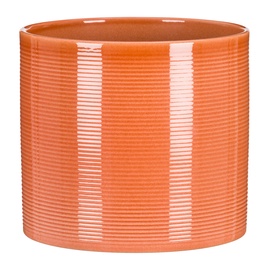 Puķu pods Scheurich Papaya 63435, keramika, Ø 14 cm, oranža