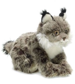 Mīkstā rotaļlieta WWF Lynx, bēša, 23 cm