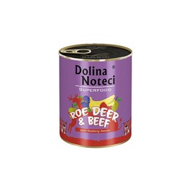 Mitrā barība (konservi) suņiem Dolina Noteci & Piper, liellopa gaļa, 0.8 kg