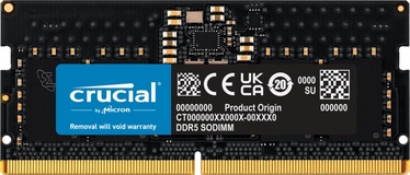 Operatīvā atmiņa (RAM) Crucial CT8G48C40S5, DDR5 (SO-DIMM), 8 GB, 4800 MHz