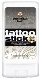 Zīmulis saules aizsardzībai ķermenim/sejai/lūpām Australian Gold Tattoo Stick SPF50+, 15 ml