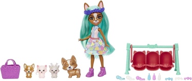 Кукла Mattel Enchantimals Baby Best Friends Crizia Corgi & Show HLK86, 15 см