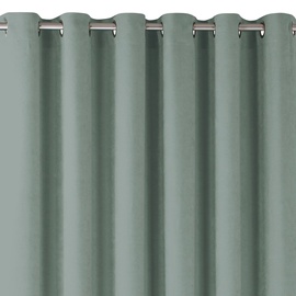 Ночные шторы Homede Milana, серебристый/оливково-зеленый, 280 см x 245 см