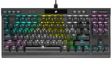 Klaviatūra Corsair K70 RGB EN, melna
