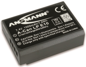 Аккумулятор Ansmann LP-E10, Li-ion, 1000 мАч