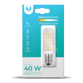 Лампочка Forever Light LED, E14, теплый белый, E14, 4.50 Вт, 450 лм