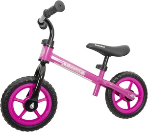 Балансирующий велосипед Bottari Bimbo 758078, белый/розовый, 10", 10″