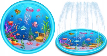 Fontanas Madej Sprinkler Water Mat Treasures Ocean, mėlyna