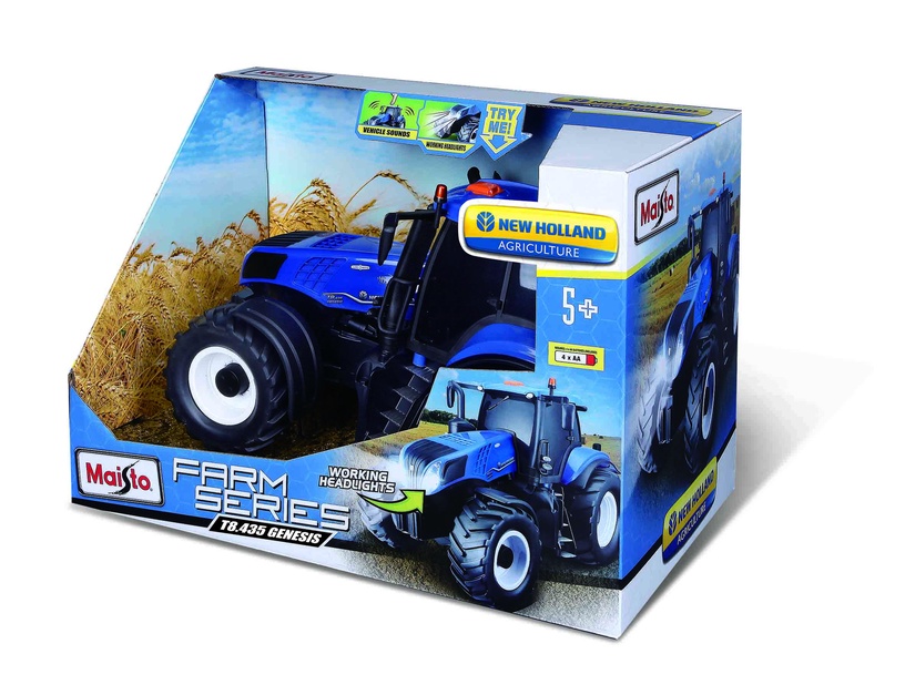 Rotaļu traktors Maisto Farm Series New Holland T8.435 Genesis 625829, zila