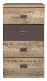 Комод Malcolm III 50 x 40 cm x 87.5 cm, коричневый (поврежденная упаковка)