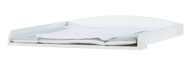 Matracis autiņu maiņai Kalune Design Baby Cotton, 74 cm x 82 cm, balta