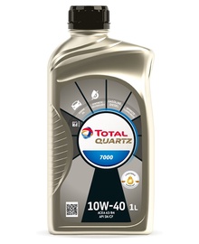 Машинное масло Total 10W - 40, полусинтетическое, для легкового автомобиля, 1 л