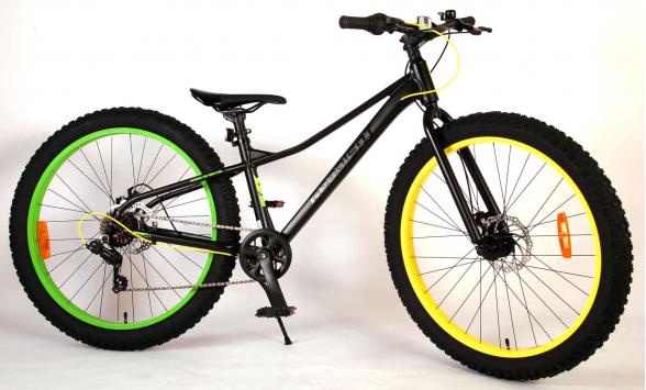 Velosipēds kalnu Volare, 26 ", 14" (36 cm) rāmis, zila/melna/zaļa