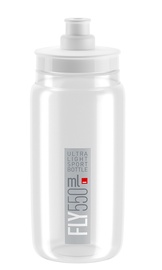 Sporta pudeles un šeikeri Elite Fly, caurspīdīga/pelēka, plastmasa, 0.55 l
