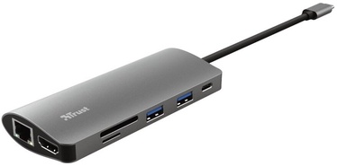 Док-станция Trust Dalyx 23775 HDMI, USB 3.1, серый