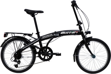 Velosipēds Bottari Modena, universāls, melna, 20" (bojāts iepakojums)