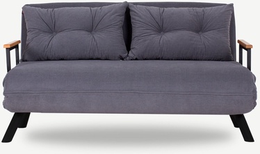 Divvietīgs dīvāns-gulta Hanah Home Sando, pelēka, 78 x 133 cm x 78 cm