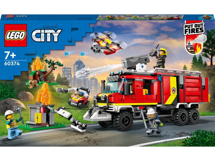 Konstruktor LEGO® City Tuletõrjeauto 60374, 502 tk