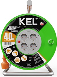 Pikendusjuhe pooliga Kel Standard Line, 4 kohad, 40 m, IP20