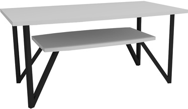 Журнальный столик Kalune Design Asens 50, белый, 50 см x 90 см x 42 см