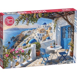Puzle CherryPazzi - 1000 Santorini Blues 30936, 50 cm x 70 cm, 1000