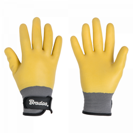 Рабочие перчатки перчатки Bradas Desert, полиэстер/латекс, желтый, 8, 6 шт.