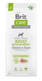 Sausā suņu barība Brit Care Adult Medium Breed Chicken & Insect, vistas gaļa, 12 kg