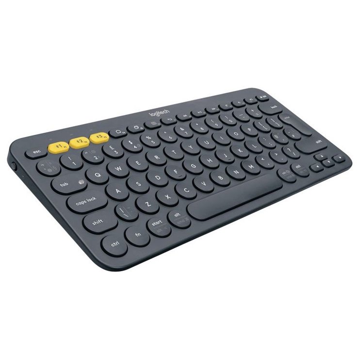 Klaviatūra Logitech K380 EN/RU, pilka, belaidė