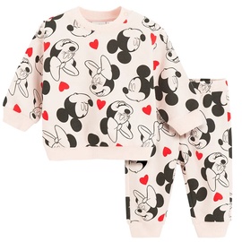 Sportinis kostiumas, mergaitėms Cool Club Minnie Mouse LCG2800733-00, šviesiai rožinė, 80 cm, 2 vnt.