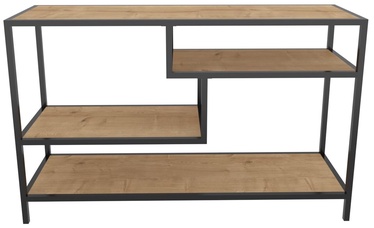 TV-laud Kalune Design Robbins, must/tamm, 120 cm x 39 cm x 75 cm