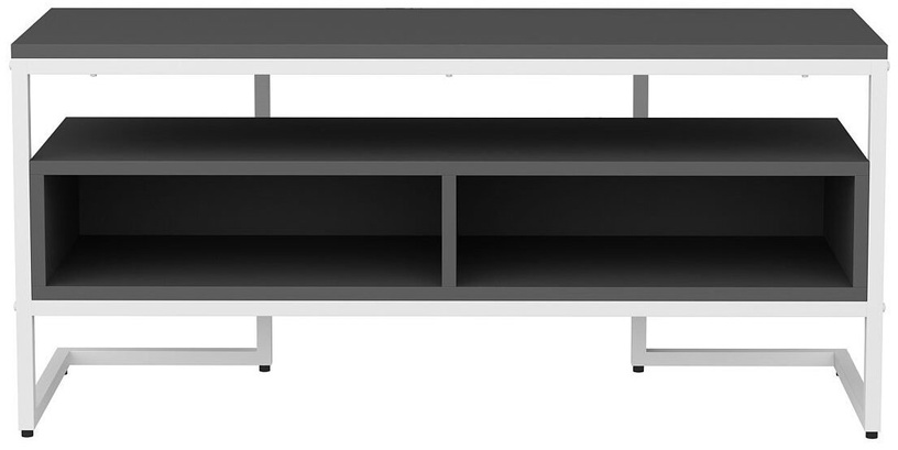 TV-laud Kalune Design Merrion, antratsiit/valge, 35 cm x 110 cm x 49.9 cm
