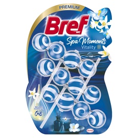 WC dezinfekcijas līdzeklis Bref Spa Moments Vitality, 3x50g