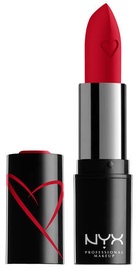 Lūpu krāsa NYX Shout Loud Satin Lipstick Red Haute, 3.5 g