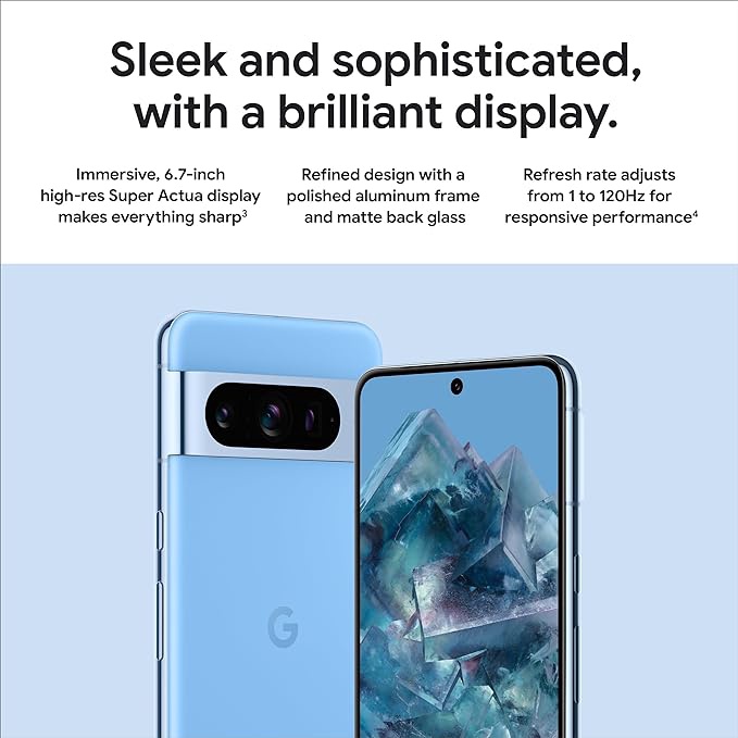 Mobiiltelefon Google Pixel 8 Pro, 128 GB, helesinine