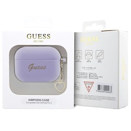 Чехол для наушников Guess For Apple AirPods Pro 2, фиолетовый
