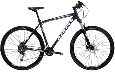 Velosipēds kalnu Kross Hexagon 8.0, 29 ", M rāmis, balta/pelēka/tumši zila