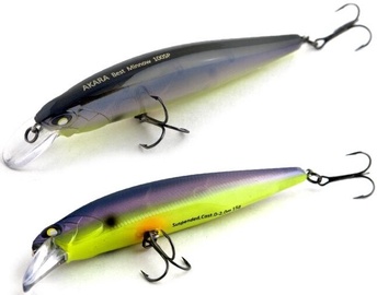 Воблер Akara Best Minnow 110SP A79, 11 см, 17 г, черный/желтый/ясеневый
