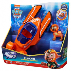 Ūdens rotaļlieta Paw Patrol Aqua Pups Zuma, zila/oranža