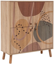 Шкафчики Kalune Design Multi Purpose Form, многоцветный/дуб сонома, 36 см x 95 см x 111 см