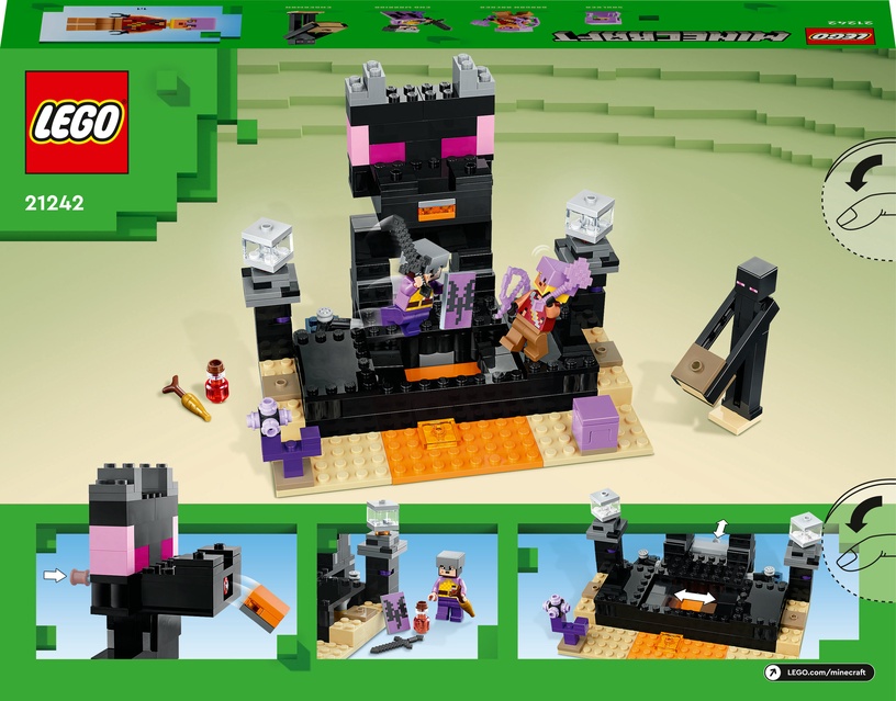 Konstruktor LEGO Minecraft® Lõpuareen 21242, 252 tk