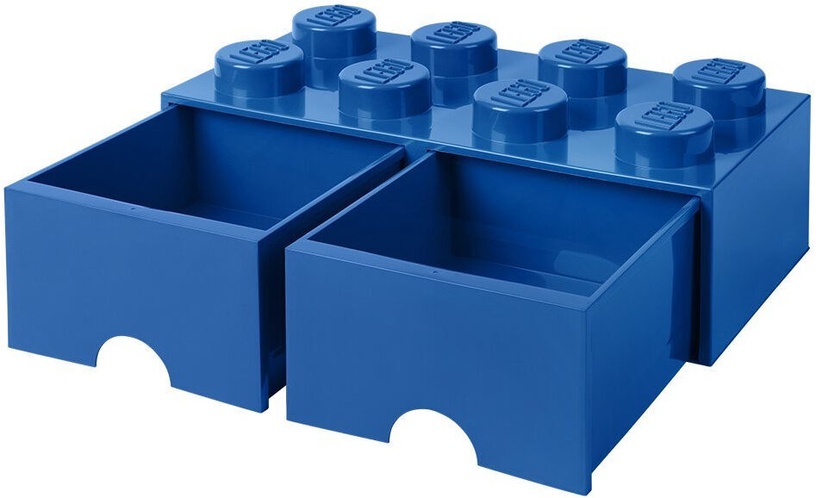Hoiukast, esemete hoidmiseks/mänguasjade jaoks LEGO®, sinine, 50 x 25 x 18 cm