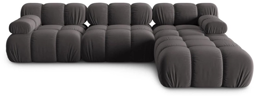 Mooduldiivan Micadoni Home Bellis, tumehall, 282 x 188 cm x 63 cm