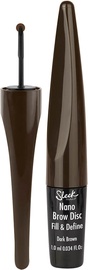 Карандаш для бровей Sleek MakeUP Nano Brow Disc Fill & Define Dark Brown, 1 мл