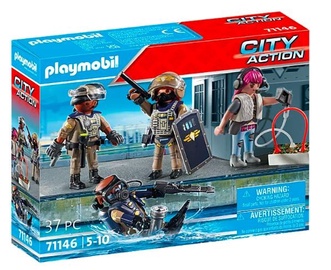 Konstruktorius Playmobil City Action Tactical Police 71146, plastikas