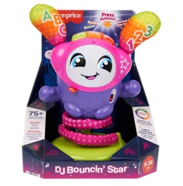 Interaktīva rotaļlieta Fisher Price DJ Dancing Star, 33 cm, Poļu, daudzkrāsaina