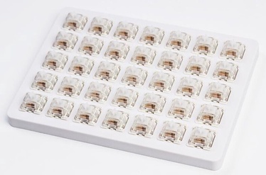 Taustiņi Keychron Gateron G Pro White Switch Set 35 pcs, caurspīdīga/balta