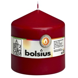 Свеча, цилиндрическая Bolsius Wine red, 45 час, 100 мм